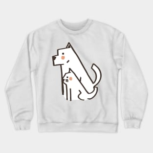 Dogs and cats Crewneck Sweatshirt